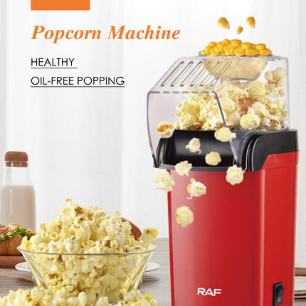 RAF Popcorn Machine | 1200W | 2L Capacity | Fast & Efficient | Healthy Oil-free Popping | Easy to Clean