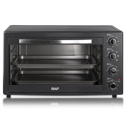 RAF Electric Oven | 60L  Capacity | 2200W Power | Full Function | Visual Glass Door | Temperature Control