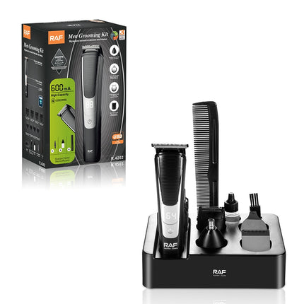 RAF 5-in-1 Men Grooming Kit | USB Charger | intelligent Operation | Safe Performance