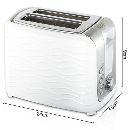 RAF Electric 2 Slice Toaster | Card Slot Design | Led Lamp | Easy to Clean