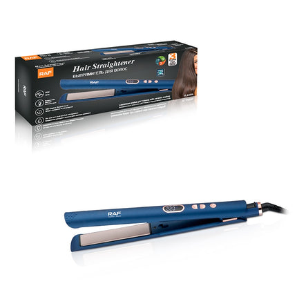 RAF Hair Straightener | LED Display |  Auto Shutoff  | 50W | Wet and Dry Dual Use | 5 Level Temp Control | LED Display