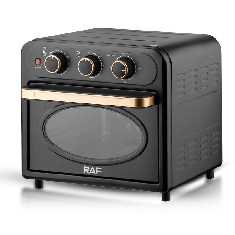 RAF Electric Oven & Air Fryer | 18L Capacity | Heat Evenly | Free Timing | Visual Glass Door | Temperature Control