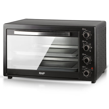 RAF Electric Oven | 60L  Capacity | 2200W Power | Full Function | Visual Glass Door | Temperature Control
