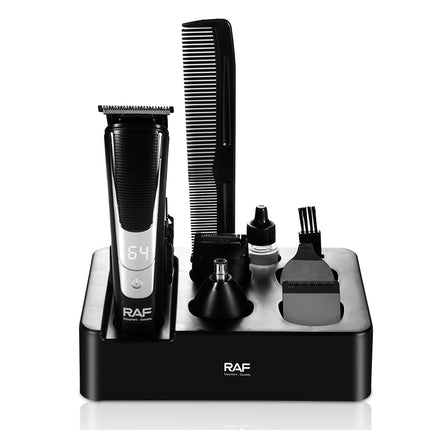 RAF 5-in-1 Men Grooming Kit | USB Charger | intelligent Operation | Safe Performance