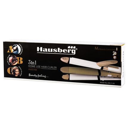Hausberg HB-31Au Hair Straightener, GOLD