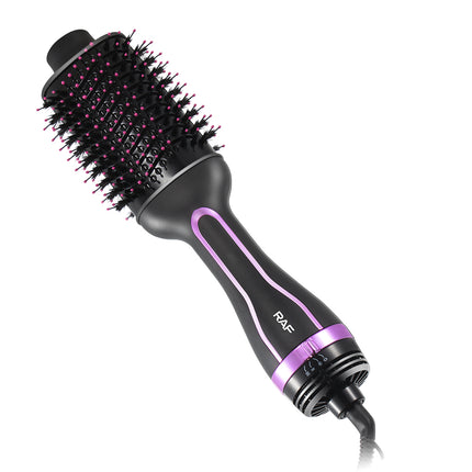 RAF Blow Out Brush | 1200W | 3 Adjustable Temperature | 2 Speed Settings | Reduced Comb Design | 360 Degree Swivel Cord