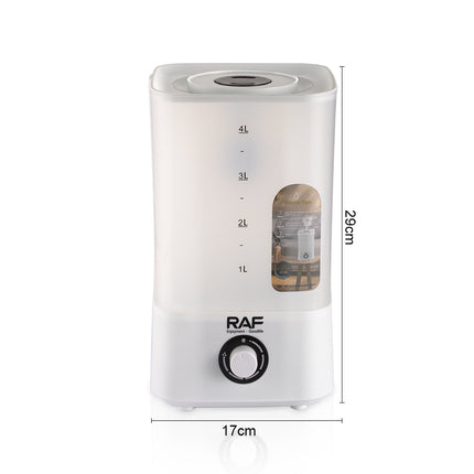 RAF Humidifier | 4L Capacity |  Smart Control | Water Shortage Protection | Easy To operate