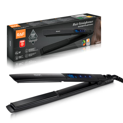 RAF Hair Straightener | Dry and  Wet dual use | Reduce Hair Damage | Touch Screen Temperature