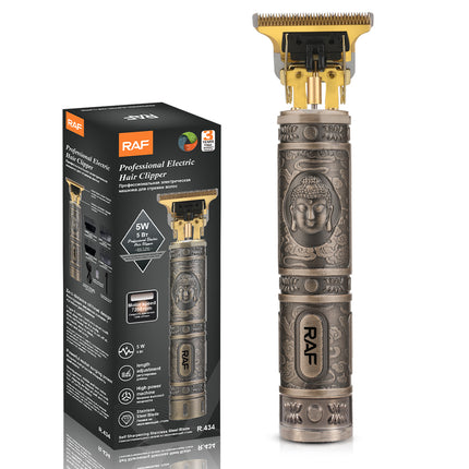 RAF Professional Hair Clipper | High Power | Stainless Steel Blades