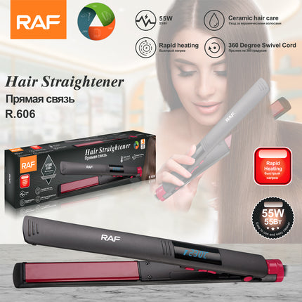Hair Straightener | 55W | Rapid Heating | 360 Degree Swivel Core