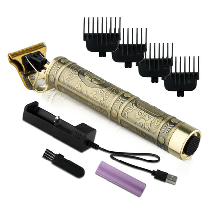 RAF Professional Electric Hair Clipper | High power machine | Stainless Steel blade | length adjustment Gold