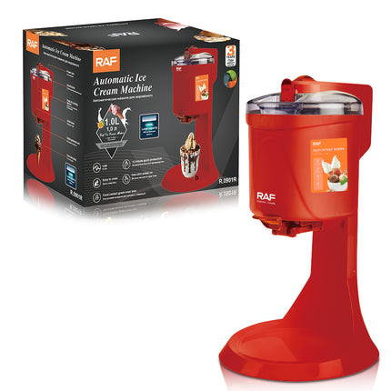 RAF Ice Cream Maker | 15W | Smoothies & Frozen Desserts | Compact Design | 1L Capacity