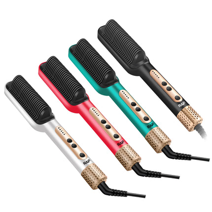 RAF Hair Straightener Brush | Rapid Heating | 5th Gear Temperature | 45W