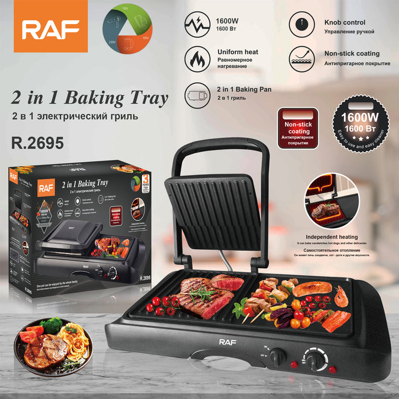 RAF 2-in-1 Baking Tray | Knob Control | Non-stick Coating | uniform heat