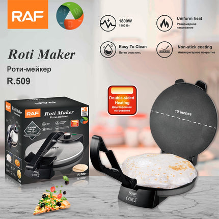 RAF Roti Maker | 1800W | Non-stick Coating | Uniform Heat | Easy To Clean