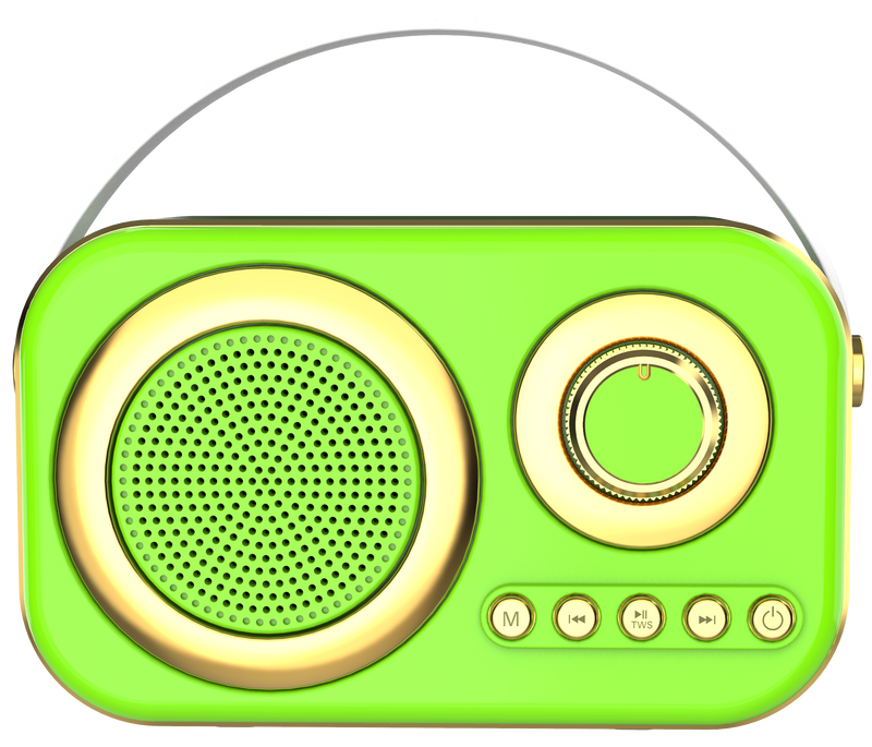 Portable Speaker | Bluetooth | USB | TF Card | FM Radio | Button Volume Control | Charging Cable