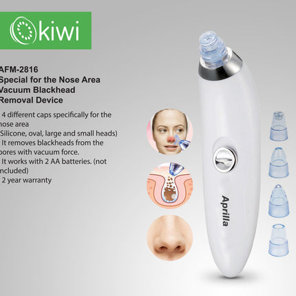 Kiwi Black Point Vacuum Device Cleanses the skin effectively