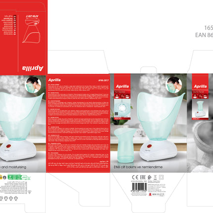 Kiwi Facial Sauna With LED indicator light | Fast PTC heater, boils in 3 minutes