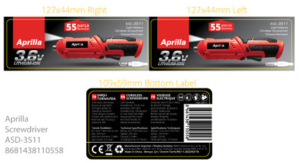 Kiwi Rechargeable Screwing Machine | Screwing with Left-Right Movement | Non-Slip Grip | 250 rpm Speed