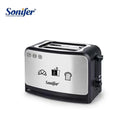 Sonifer Bread Sandwich Toaster | high quality | multi-function | small 2 slice electric pop up automatic| 7 degrees for browning control.