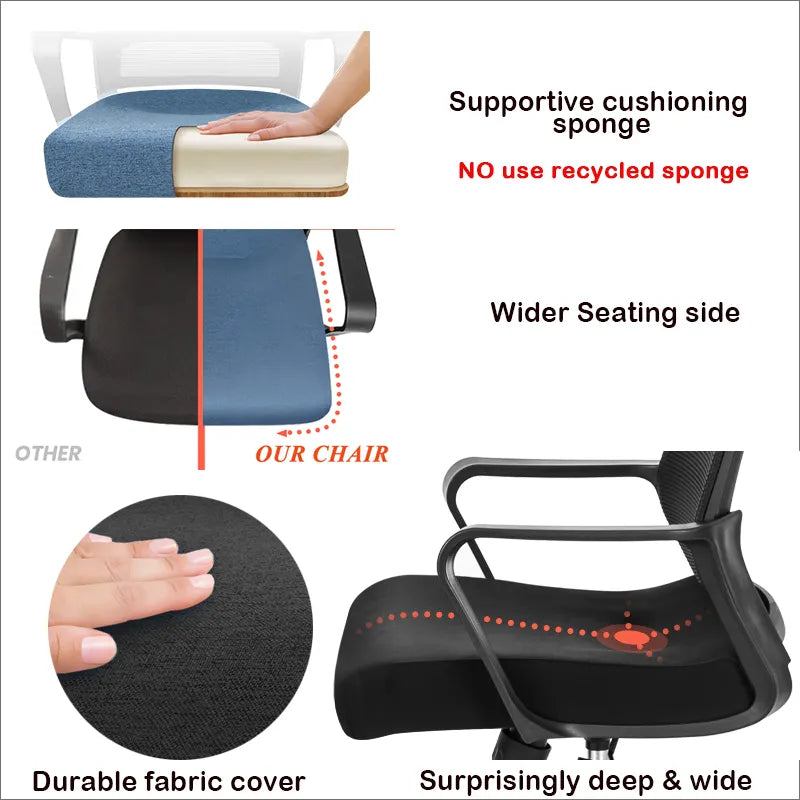 Office Chair with fabric seat