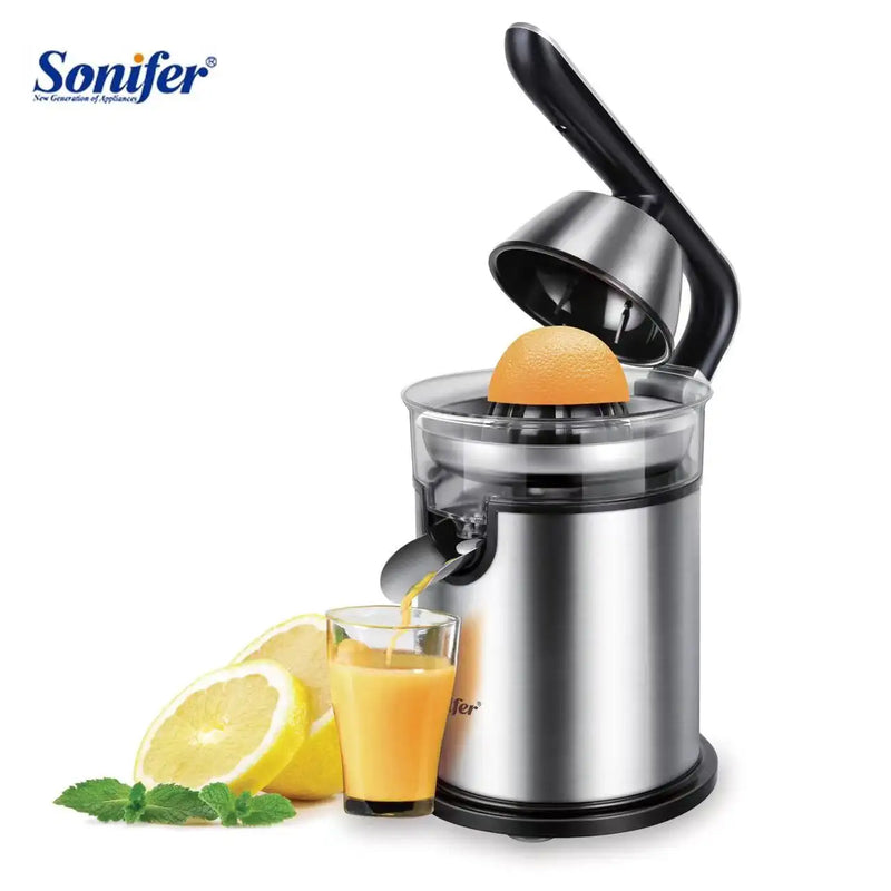 Sonifer Citrus Juicer | 300W | Two press cones | easy operating | Dish Washer Safe