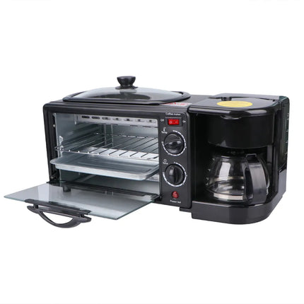 RAF 3-in-1 Breakfast Maker | Temperature  Control | Heat Evenly | Free Timing | Visual Glass Door