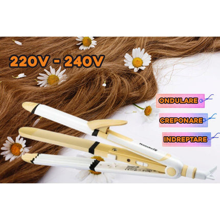 Hausberg HB-31Au Hair Straightener, GOLD