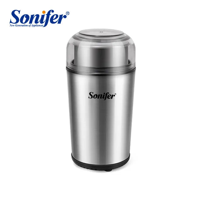 Sonifer Electric Coffee Grinder | 220V | 120g Capacity | Multifunctional 2-in-1 set | stainless steell