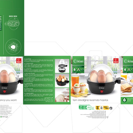 KIWI Egg Boiler | 350W | Capacity 7 Eggs