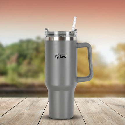 Kiwi Vacuum Thermos silicone ring | 1200ml Capacity | PP Straw