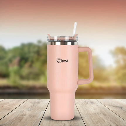 Kiwi Vacuum Thermos silicone ring | 1200ml Capacity | PP Straw