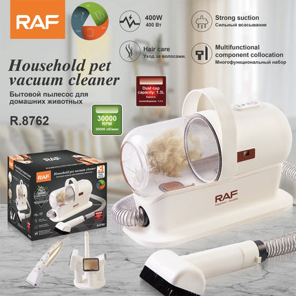 RAF Houshold Pet Vacuum Cleaner | 400W | 1.3L Capacity | Multi-Accessory Kit | Strong Suction