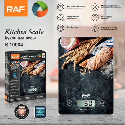 RAF Kitchen Scale | Automatic Shutdown | Waterproof Design |Tare Function