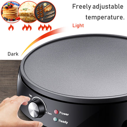 Sonifer Crepe Maker | 1200W | Non-stick Coating | Cool-touch