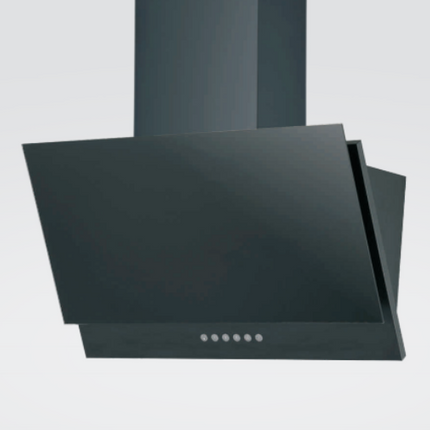 Wall Mounted Cooker Hood | Black Glass | (90cm)