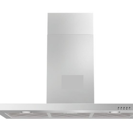 T-Shape Island Cooker Hood | Stainless Steel | 5 Layers Aluminum Filters | Halogen Lamps | Push Button Switch
