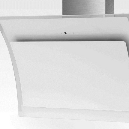WALL MOUNTED WHITE GLASS COOKER HOOD