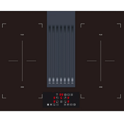 Hyundai 4-Zone Built-in Induction Hob with Downdraft | 9 Power Levels & 750m³/hr Airflow