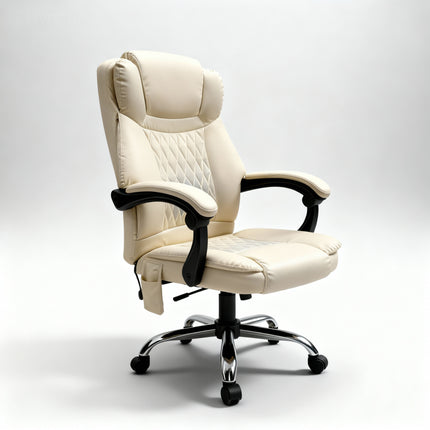 luxury massage chair on offwhite background