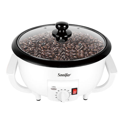 Sonifer Coffee Roaster | 800W | 750g Capacity | Temperature control | Non-Stick | Easy to Clean