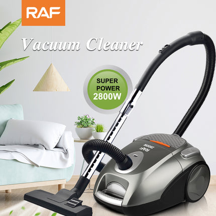 RAF Vacuum Cleaner | 1600w | Speed Variator infinitely | Variable Speed | Washable & Usable bag included | Automatic Cable Convenience | and Simplicity