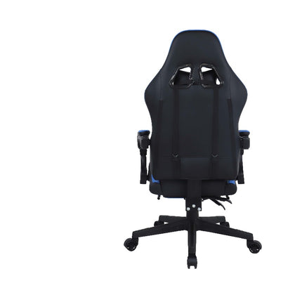 Dowinx Computer Gaming Office Chair | Adjustable Headrest | Massage Function for Waist Cushion | Supports up to 150KGS | PVC leather | steel frame