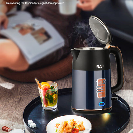 RAF Electric Kettle | 2L Capacity | 1800W | High Quality Stainless Steel