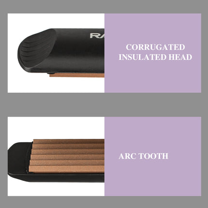 RAF Hair Straightener | PTC Heating | Nylon Handle | Digital Temperature Control | Ceramic Coating