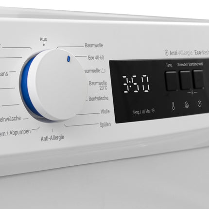 Daewoo Washing Machine 9KG Capacity | Energy Efficiency Class A | 1400 RPM Spin Speed | 77 dB Noise Level