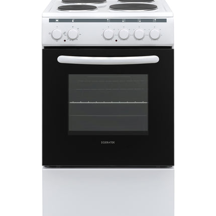 Geratek Siena Stand Oven 50 cm white - H0/H3/BW B7 - 4, with ceramic hob