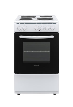 Geratek Siena Stand Oven 50 cm white - H0/H3/BW B7 - 4, with ceramic hob