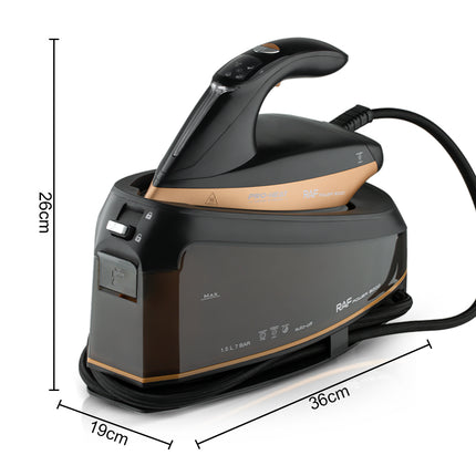 RAF Electric Steam Iron | 3000W | 1.5L Capacity | Temperature Control | Anti-drip | Vertical Steam | Ceramic Soleplate