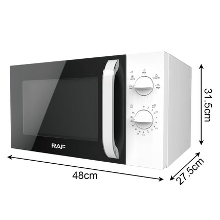 RAF Microwave Oven | 23L Large Capacity | 800W Speed Heating Power | Easy To Clean